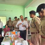 हरिद्वार कप्तान की पहल पर पुलिस मॉडल स्कूल में लगाया गया स्वास्थ्य जांच शिविर