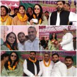 गोल्डन टेलीकॉम एंड इलेक्ट्रॉनिक्स शोरूम का भव्य उद्घाटन/समारोह में मुख्यातिथि के रूप में पहुंची विधायक उमेश कुमार की धर्मपत्नी सोनिया शर्मा ने फीता काटकर उद्घाटन किया