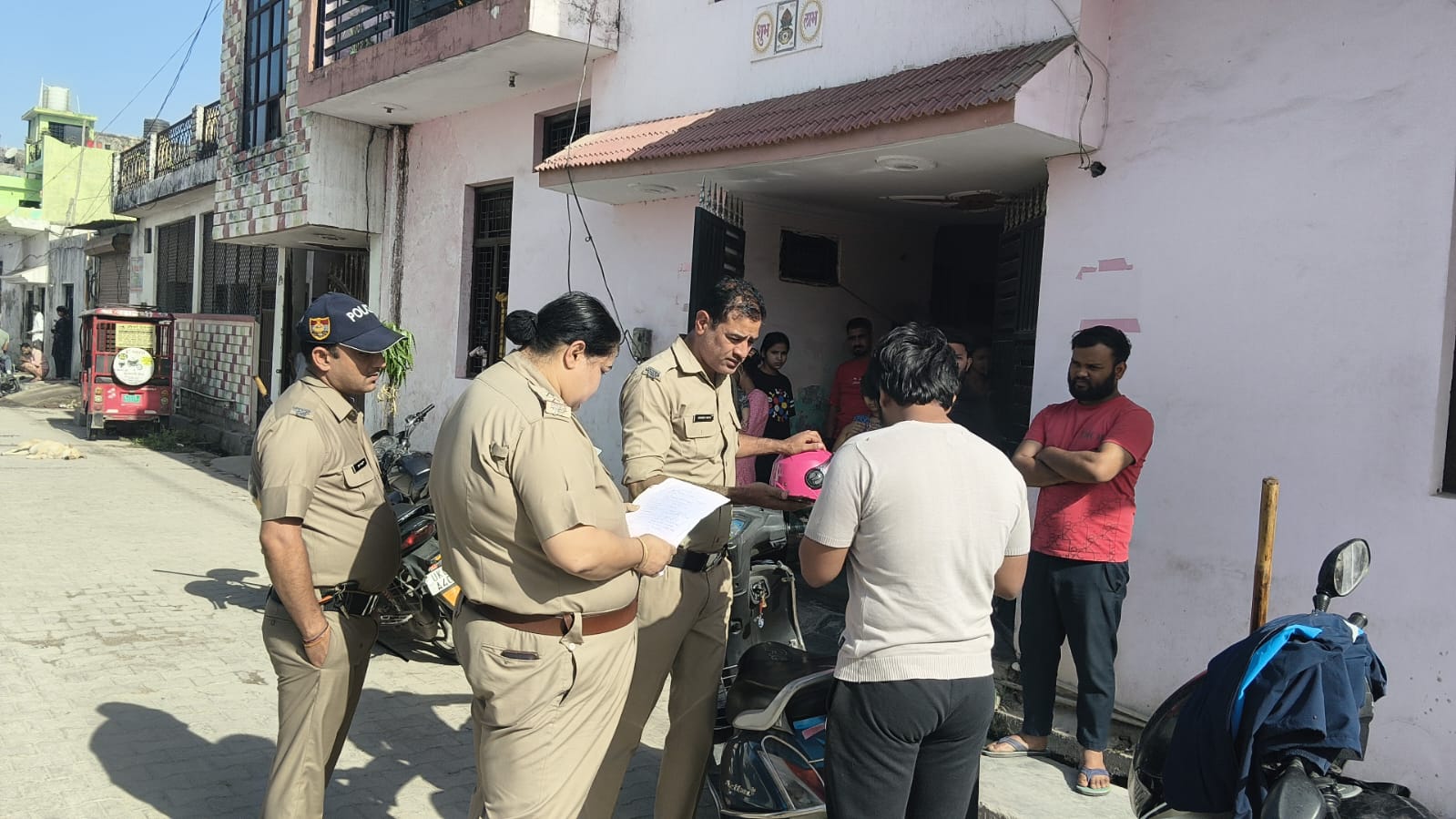 ऑपरेशन प्रहार के अन्तर्गत पुलिस का लगातार सत्यापन अभियान जारी