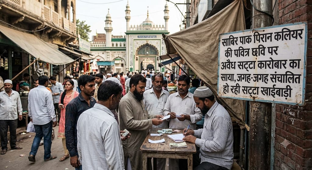 विश्व प्रसिद्ध धर्मस्थल साबिर पाक पिरान कलियर की पवित्र छवि पर अवैध सट्टा कारोबार का साया, जगह-जगह संचालित हो रही सट्टा खाईबाड़ी,//कोतवाली प्रभारी निरीक्षक को अवगत कराकर इसको पूर्ण रूप से बंद कराने की मांग की गई