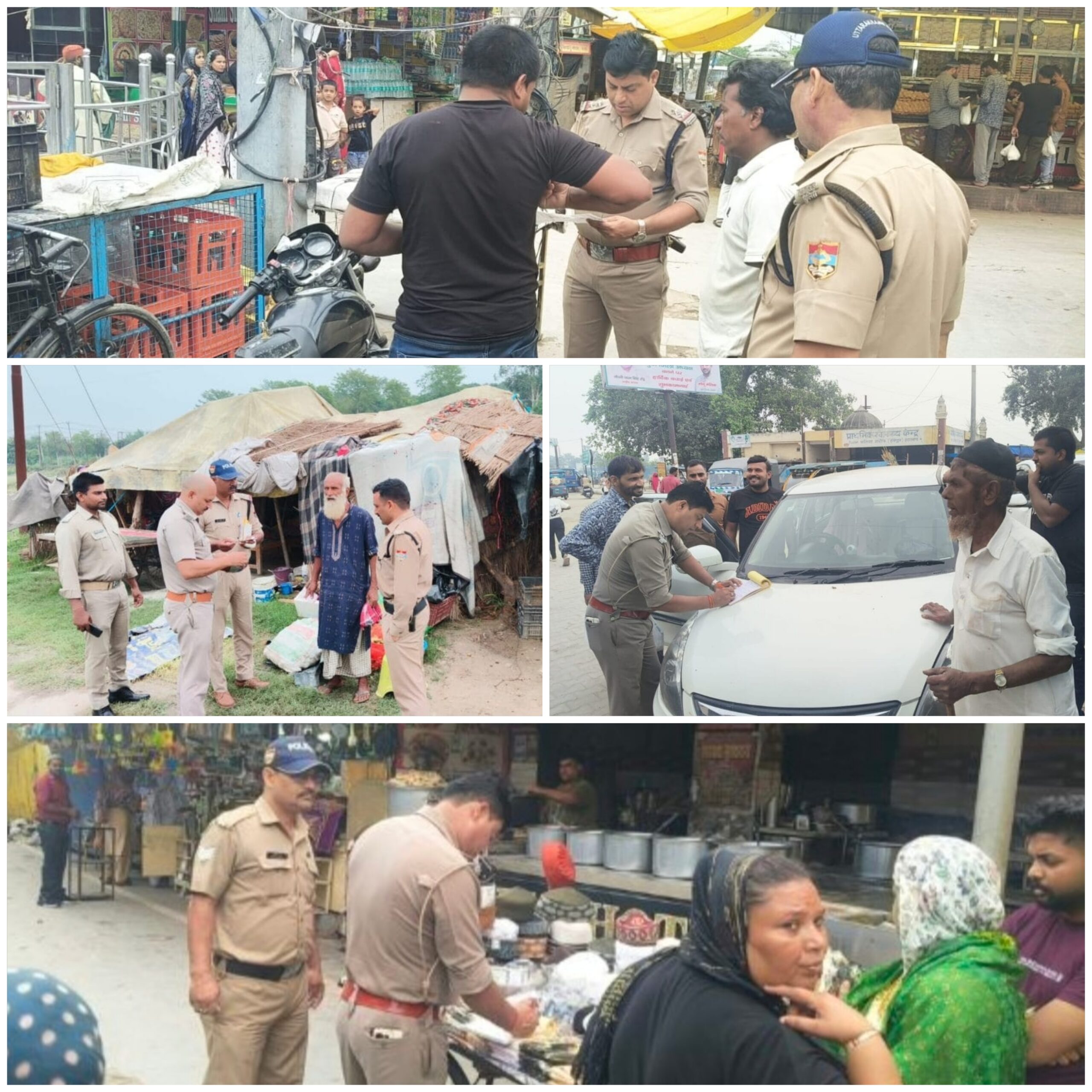 कलियर पुलिस द्वारा आगामी कांवड़ और कलियर उर्स को लेकर  चलाया गया सत्यापन अभियान