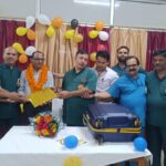 80 वे सवतंत्रा दिवस के मौके पर सेवा निवर्त् हुए राकेश कुमार वर्मा 